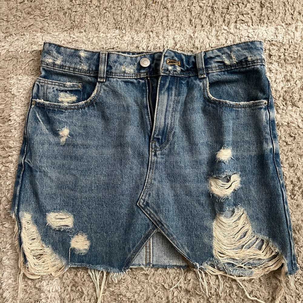 Zara Denim Mini Skirt